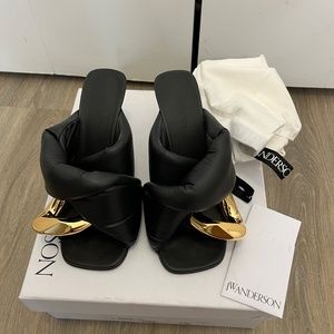 JW Anderson Twist Chain Slide Sandals | Size 10 / EU 41